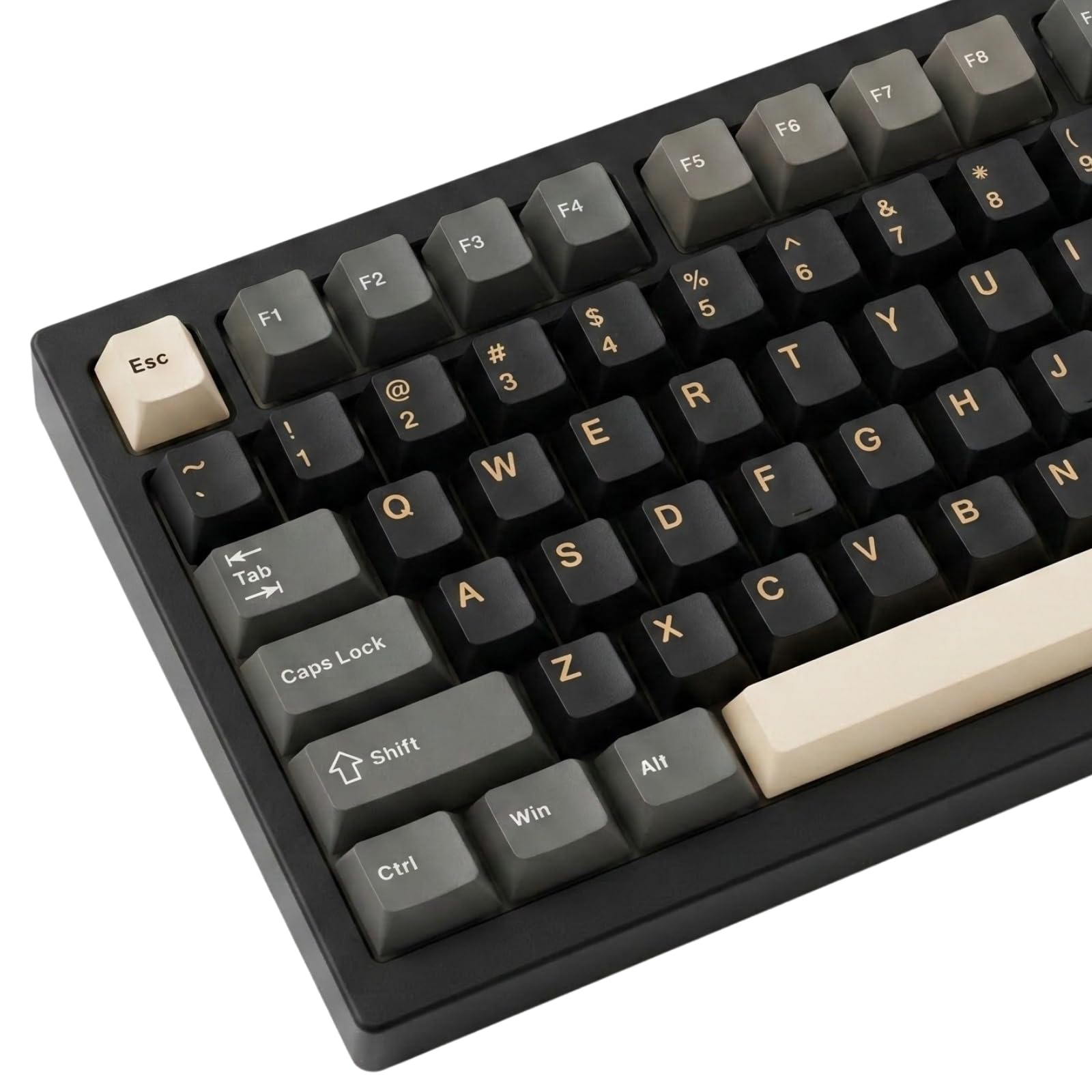 Amazon.com: Thyrnovyn 126 Keys PBT Double Shot Keycaps, Beige